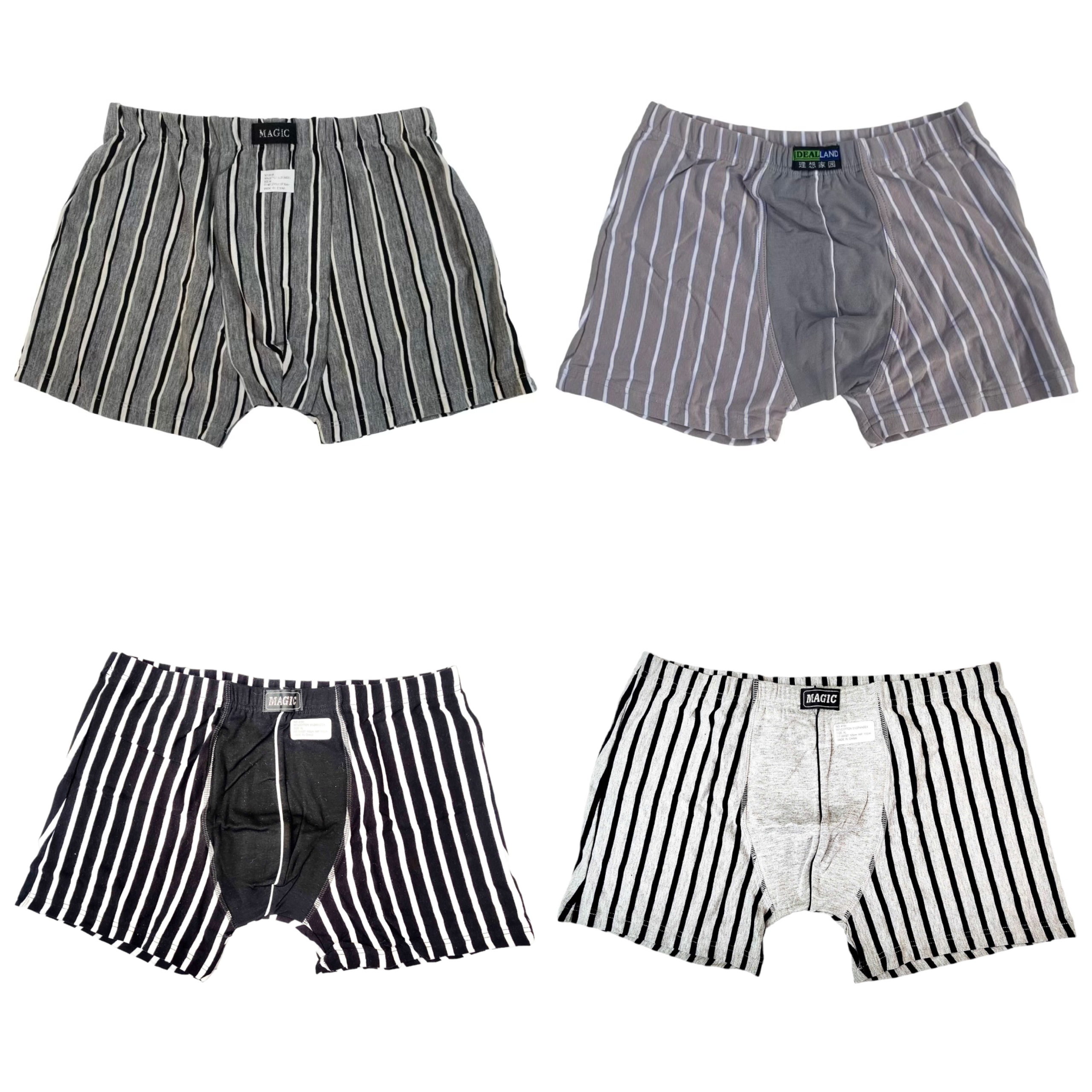 Pure Cotton Striped Mens Trunks